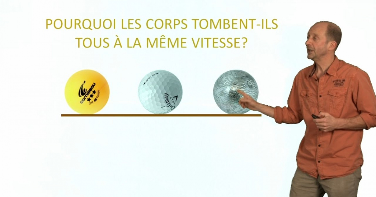 Pourquoi Les Corps Tombent-ils Tous à La Même Vitesse? – Clipedia - La ...